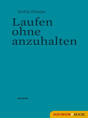 cover image of Laufen ohne anzuhalten